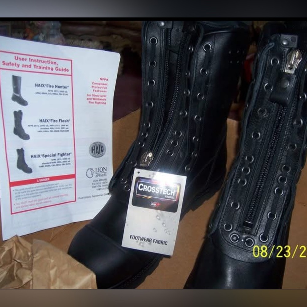 Haix Black Tactical Boots SPECIAL FIRE  BOOT NEW NOS